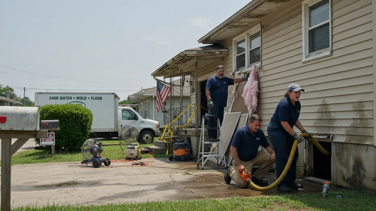 Water Damage Repair in Denison, TX near me
